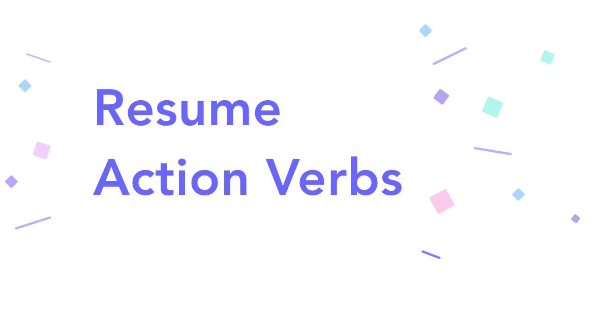 action verbs examples