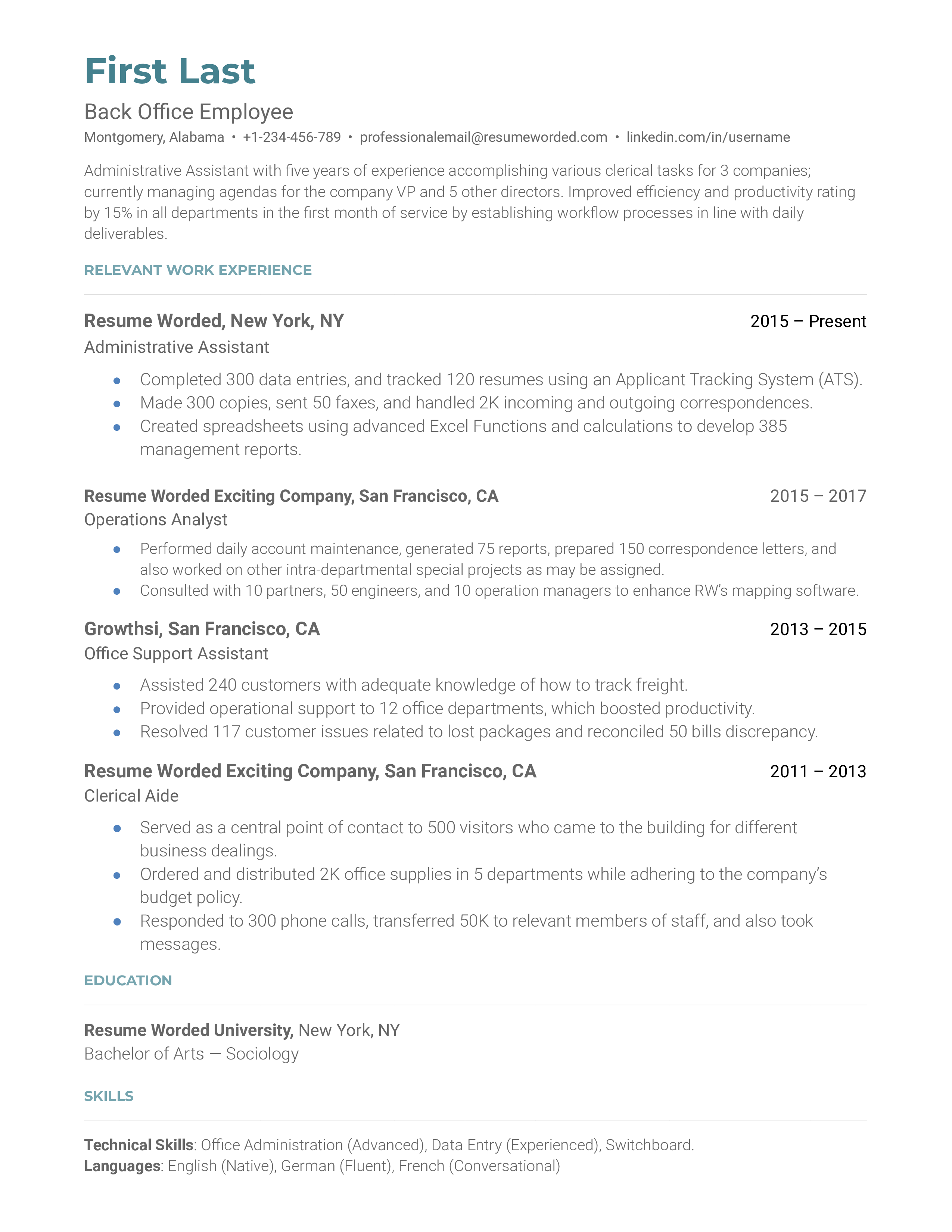 2-back-office-resume-examples-for-2023-resume-worded