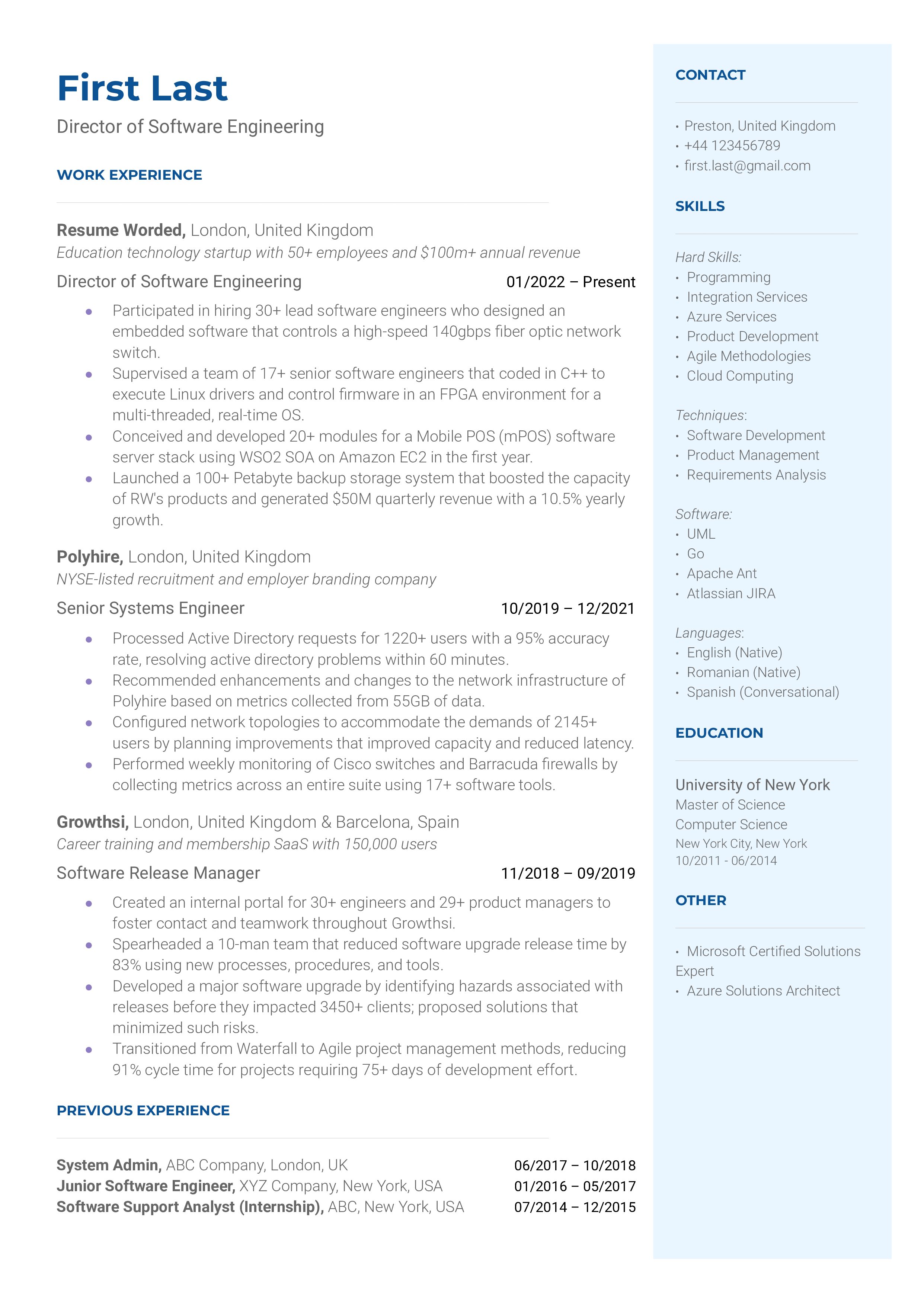 3 Industrial Engineer Resume Examples For 2025 Resume Worded