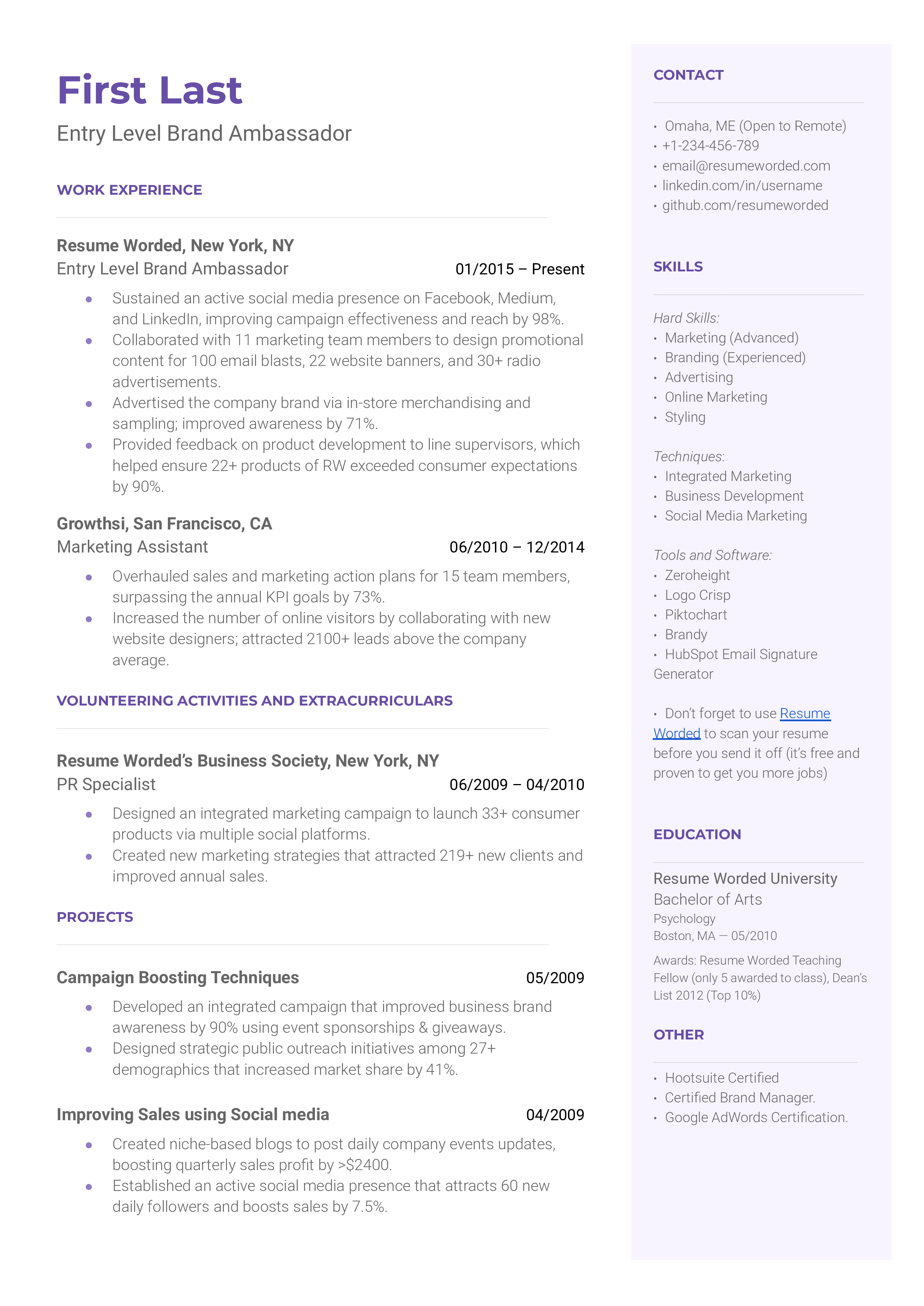 entry-level-brand-ambassador-resume-examples-for-2024-resume-worded