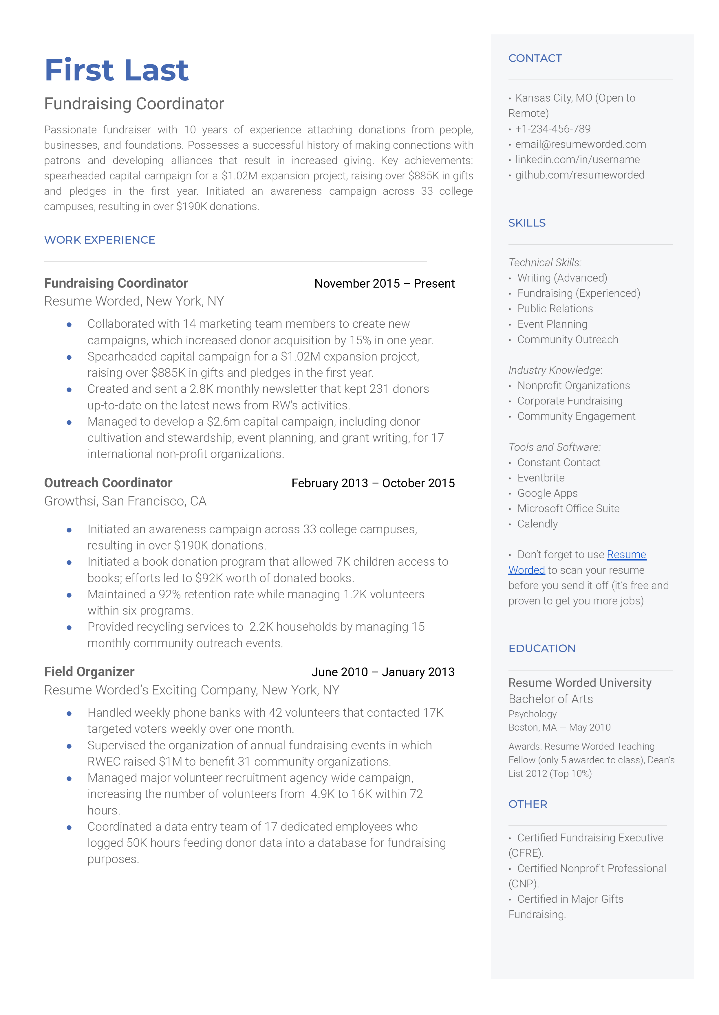 Synonyms for Coordinate To Use on a Resume