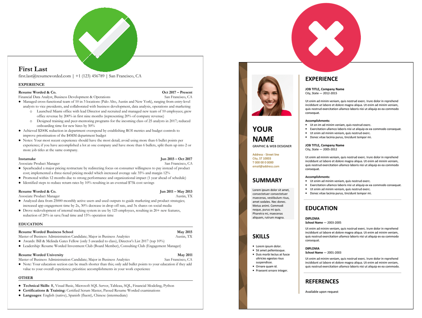 download a free ats friendly resume template pages