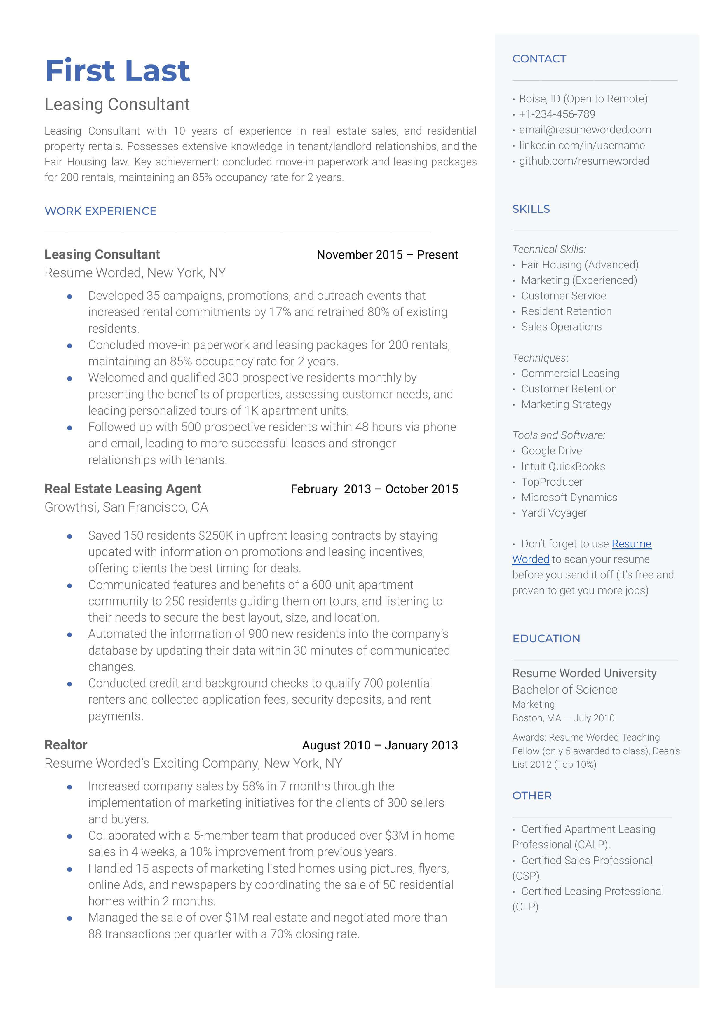 7 Supply Chain Resume Examples For 2022 Resume Worded