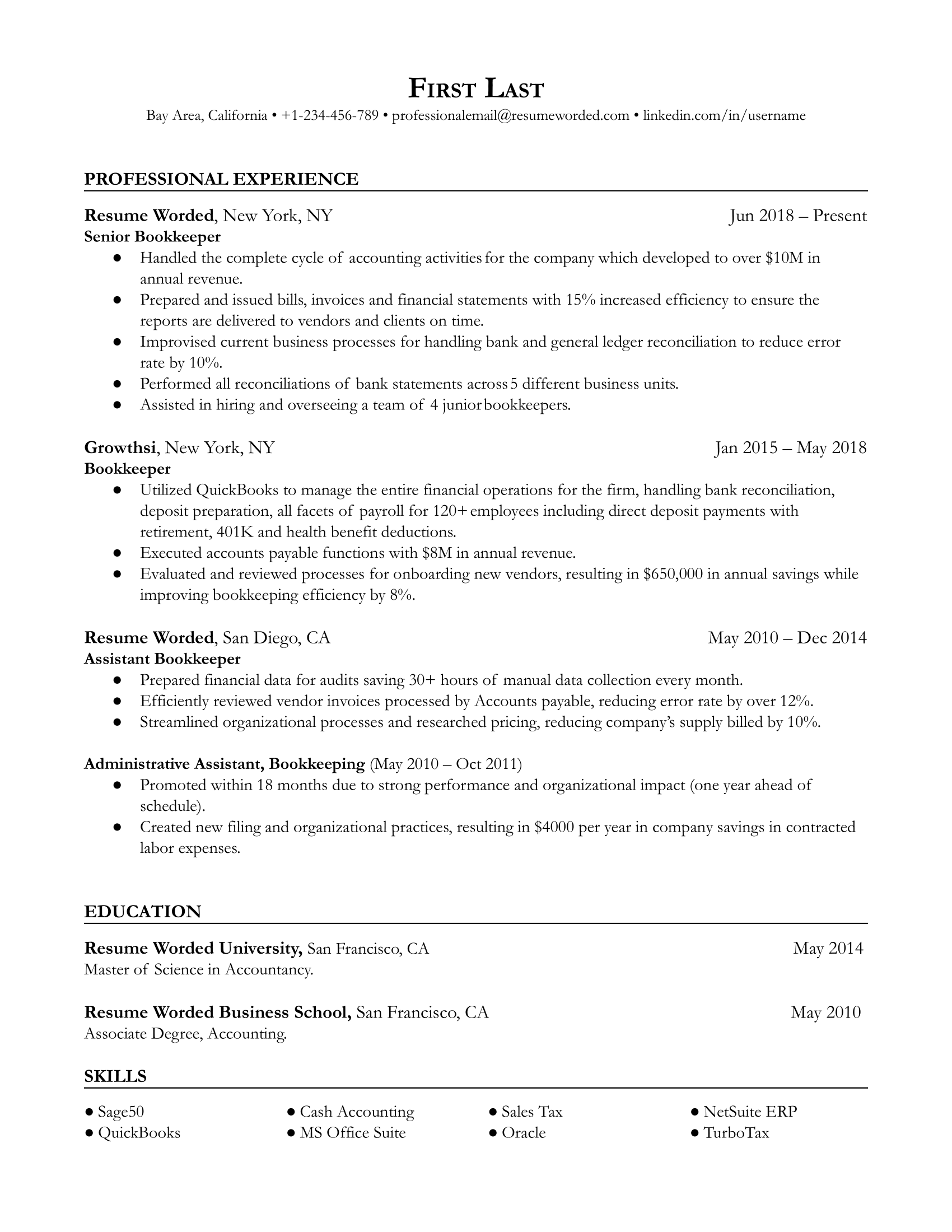 entry-level-bookkeeper-resume-example-for-2023-resume-worded