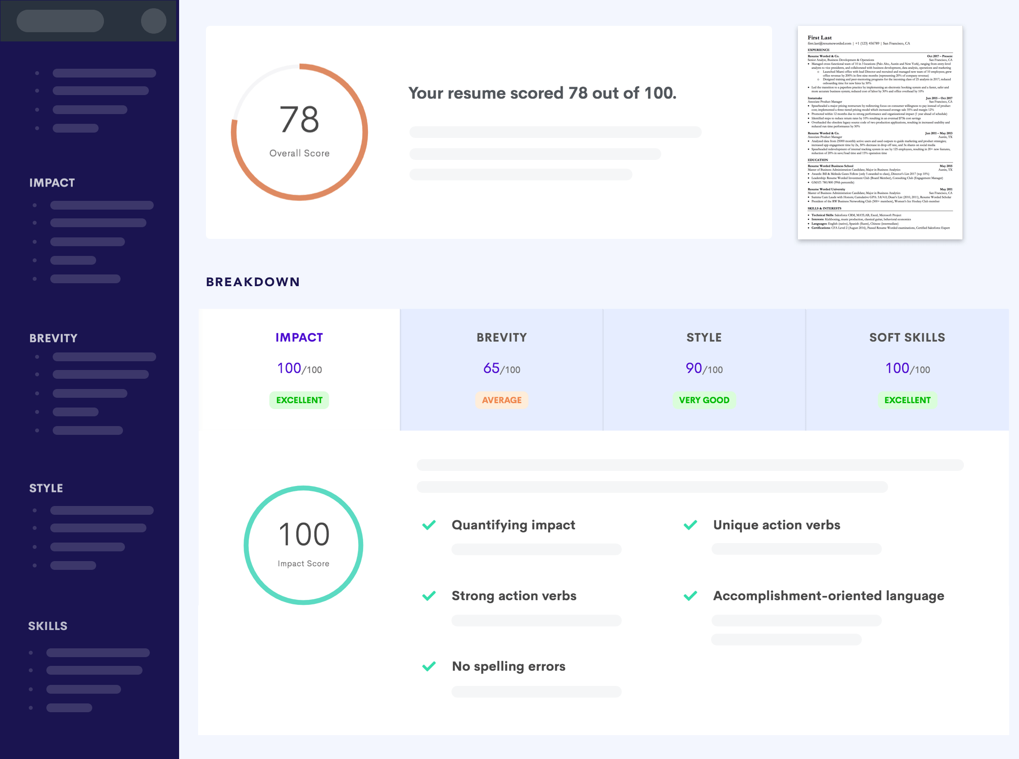 resume template for coaching job