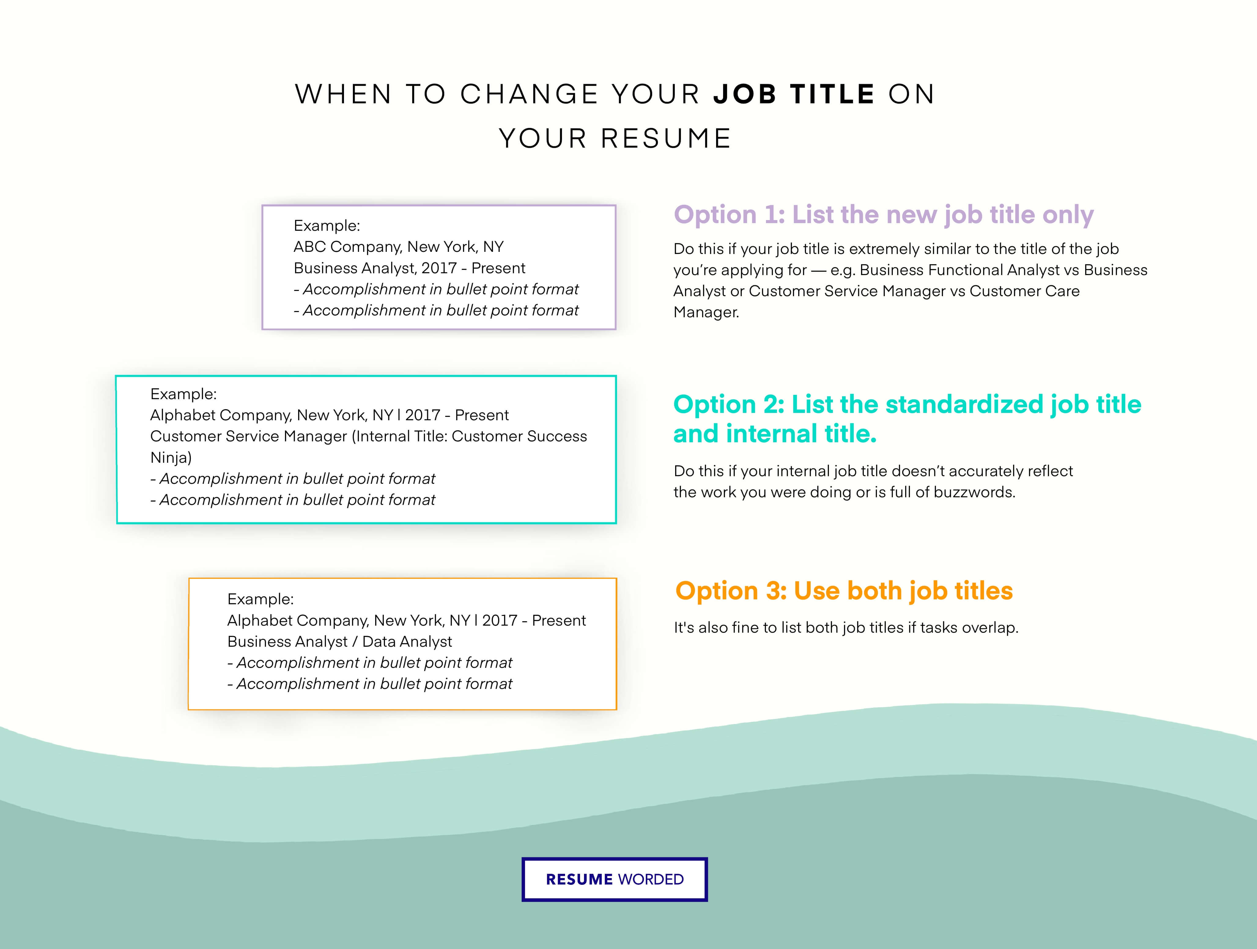 Changing Job Titles on Your Resume: Do’s and Don’ts