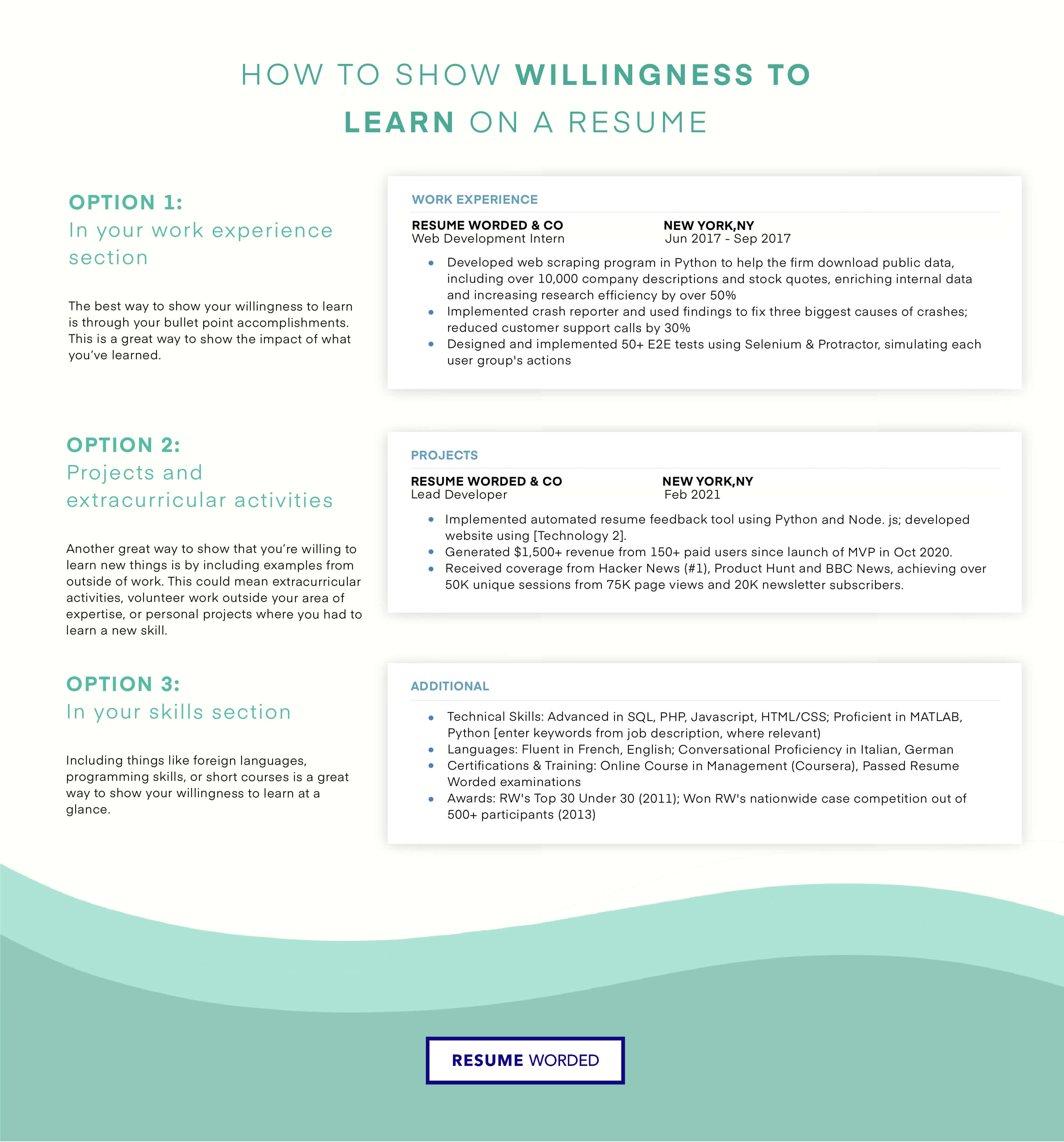 How To Demonstrate Willingness To Learn on a Resume