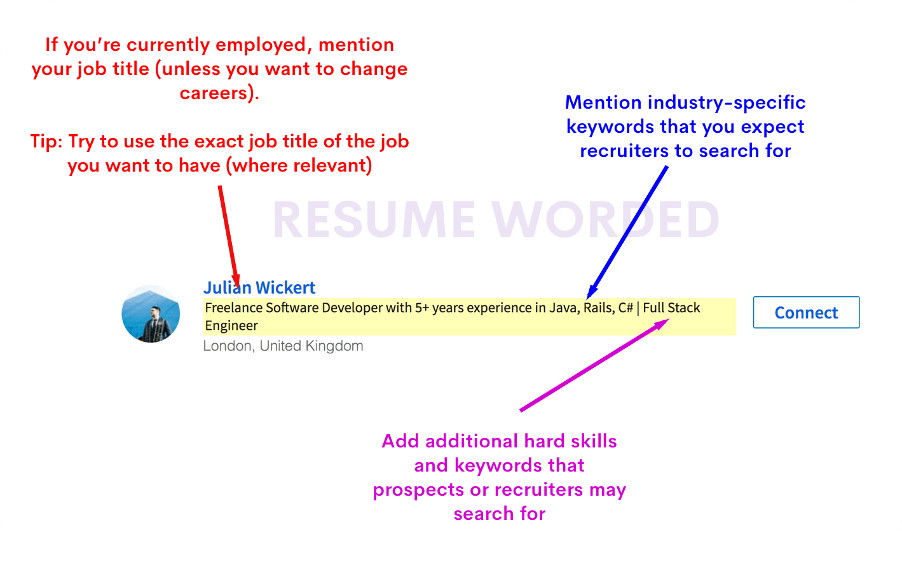 How to write a keyword-rich LinkedIn headline after graduation