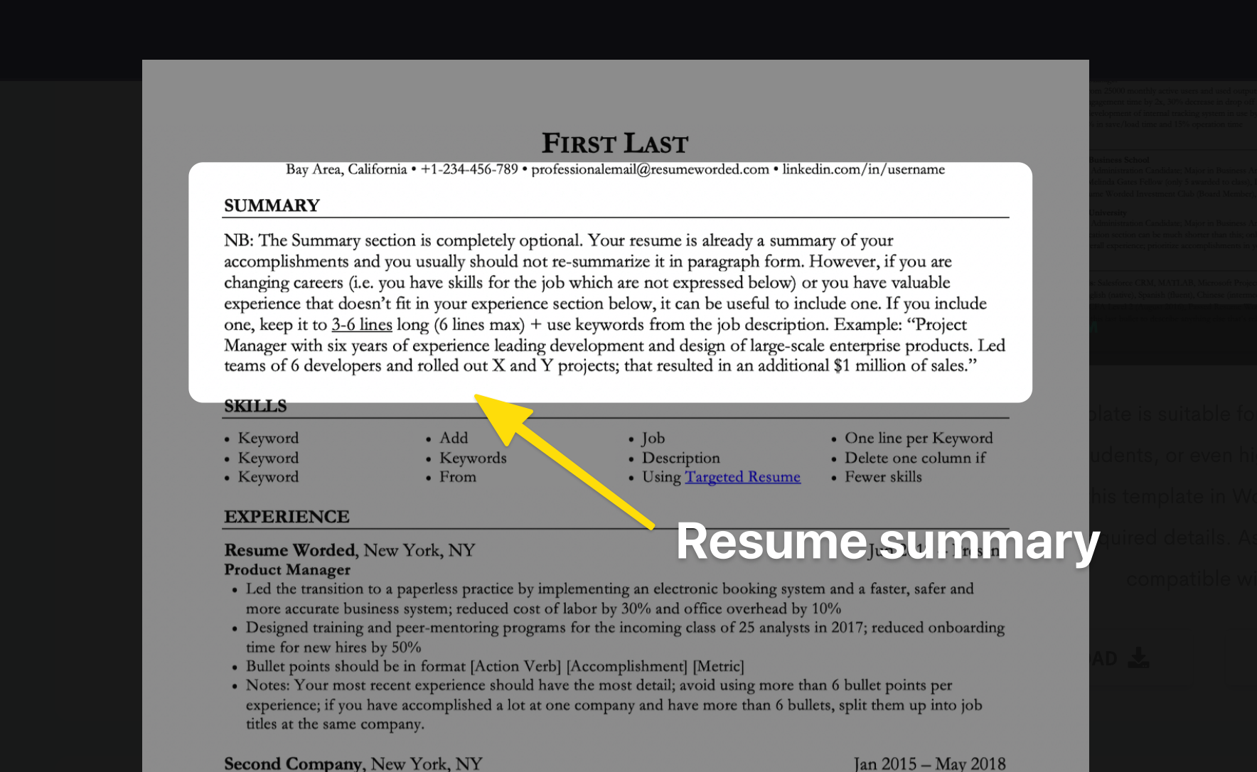 how to write a resume summary if you're changing careers