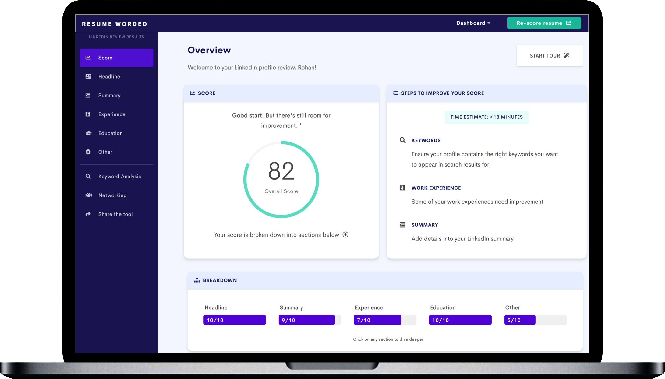 resume template for coaching job