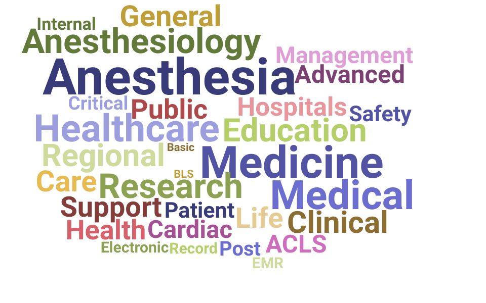 Top Anesthesiology Resident Skills and Keywords to Include On Your Resume