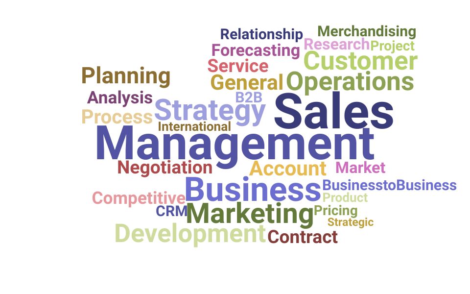 Top General Manager Of Sales Skills and Keywords to Include On Your Resume