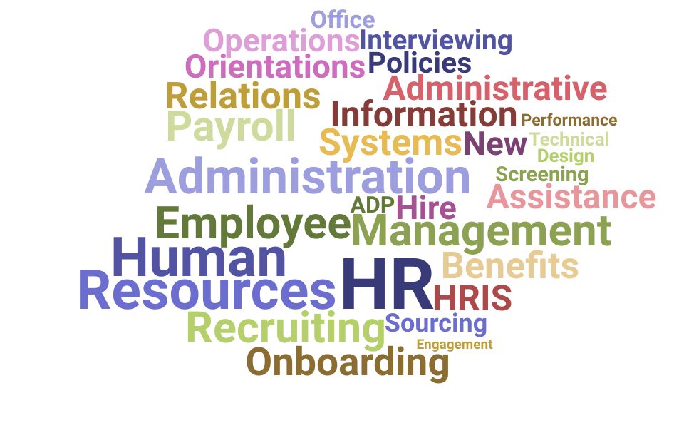 Top Human Resources Administrative Specialist Skills and Keywords to Include On Your Resume