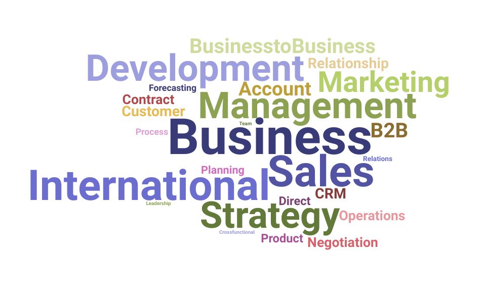 Top International Business Development Manager Skills and Keywords to Include On Your Resume