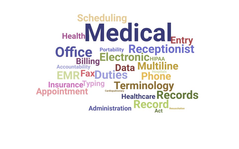 Top Medical Office Receptionist Skills and Keywords to Include On Your Resume
