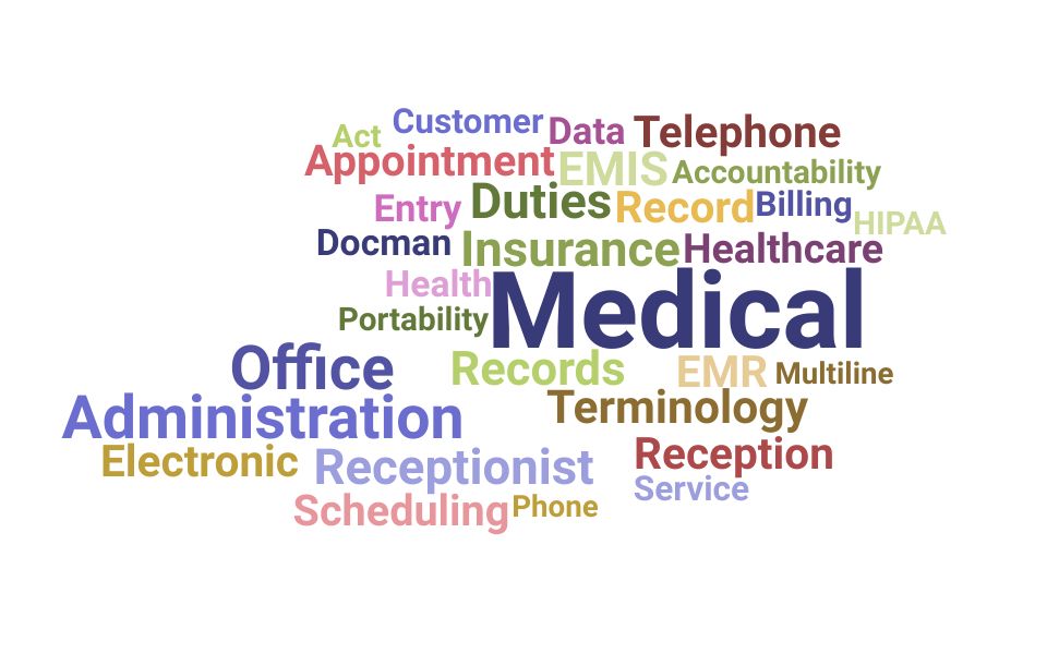 Top Medical Receptionist Skills and Keywords to Include On Your Resume