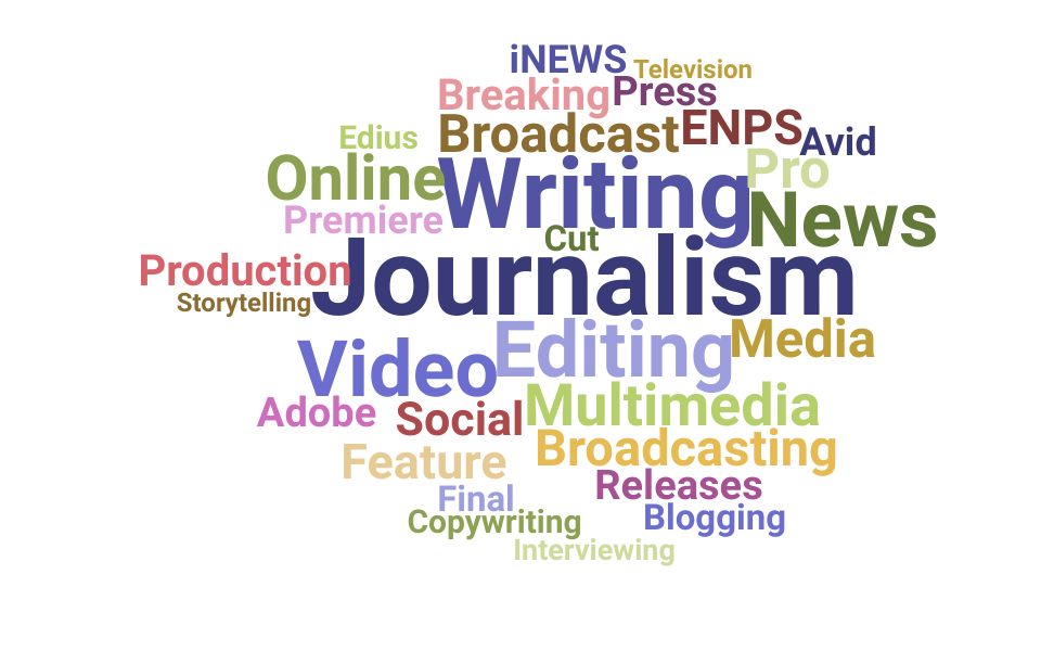 Top Multimedia Journalist Skills and Keywords to Include On Your Resume