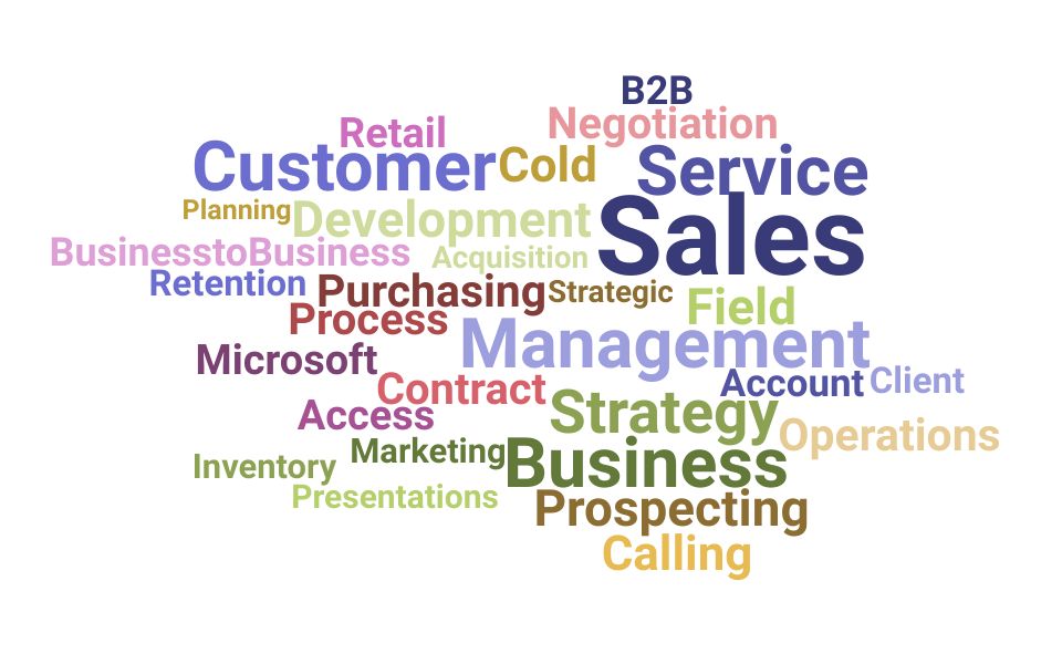 Top Outside Sales Representative Skills and Keywords to Include On Your Resume