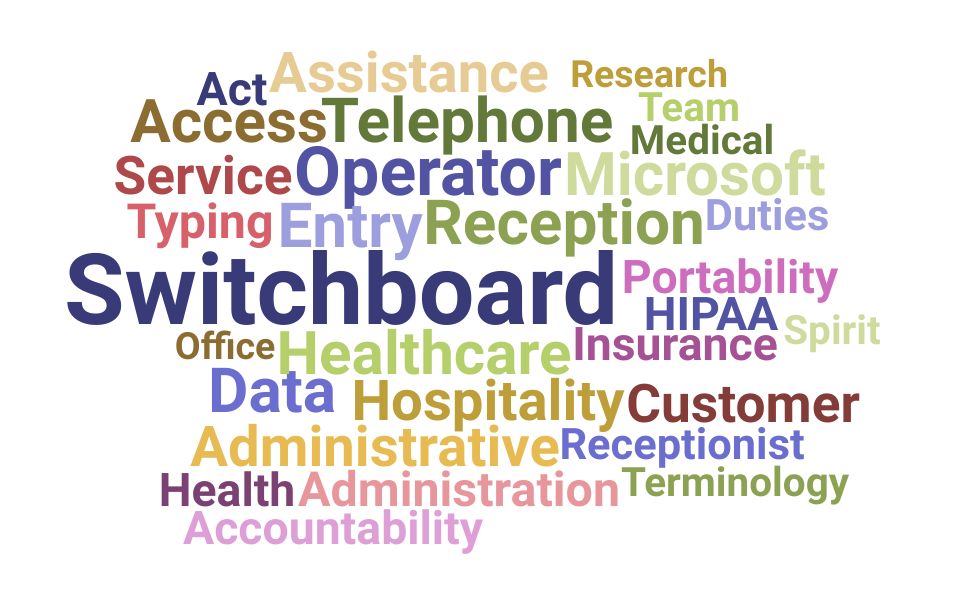 Top Switchboard Operator Skills and Keywords to Include On Your Resume