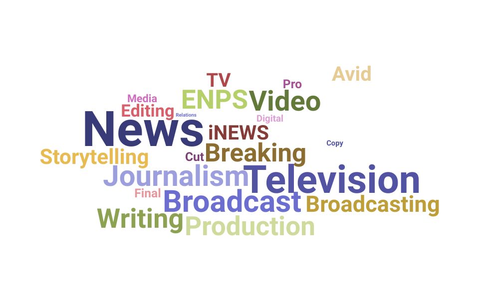 Top Television News Producer Skills and Keywords to Include On Your Resume