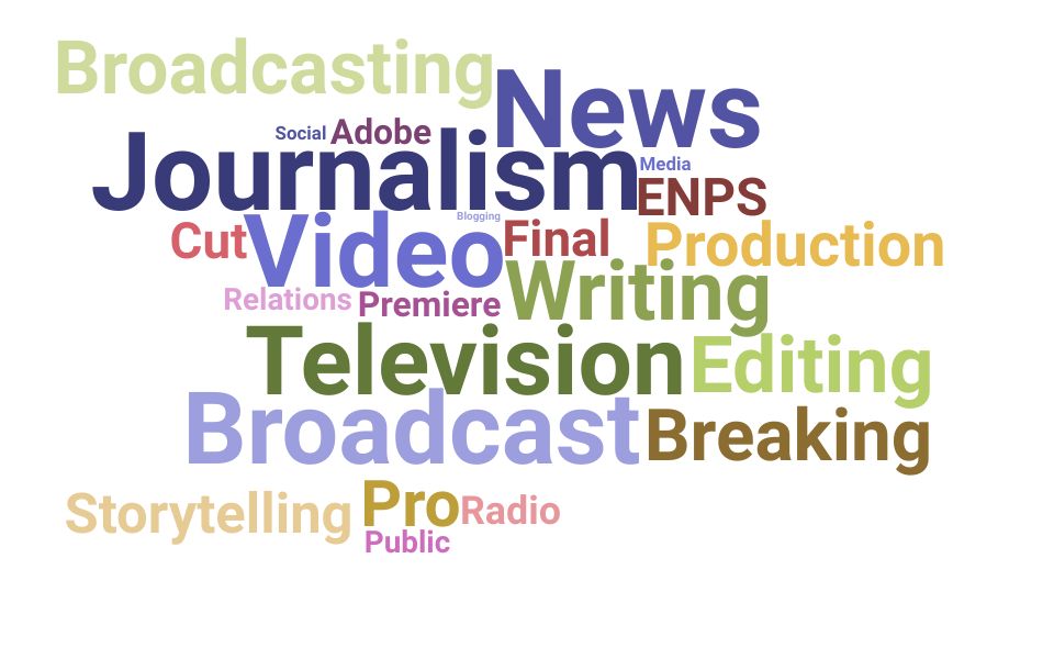Top Television News Reporter Skills and Keywords to Include On Your Resume