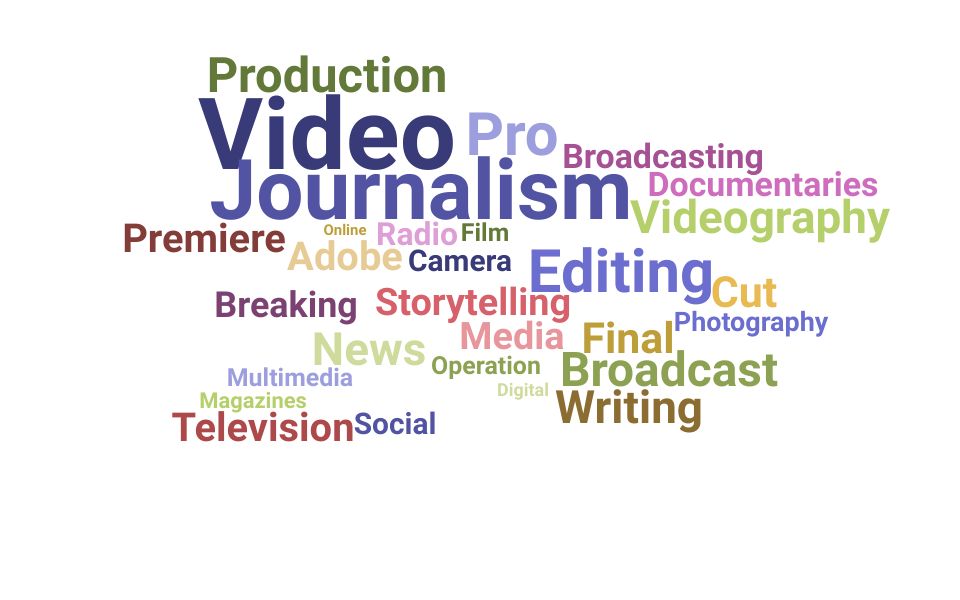 Top Video Journalist Skills and Keywords to Include On Your Resume